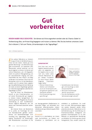 Vorschauseite 1: Gut vorbereitet
