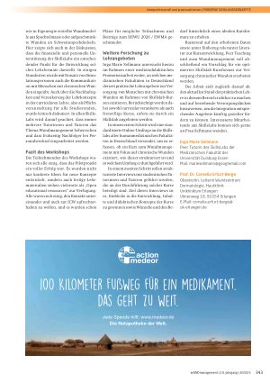 Vorschauseite 2: Interprofessionell und praxisnah lernen – Wundversorgung im SkillsLab