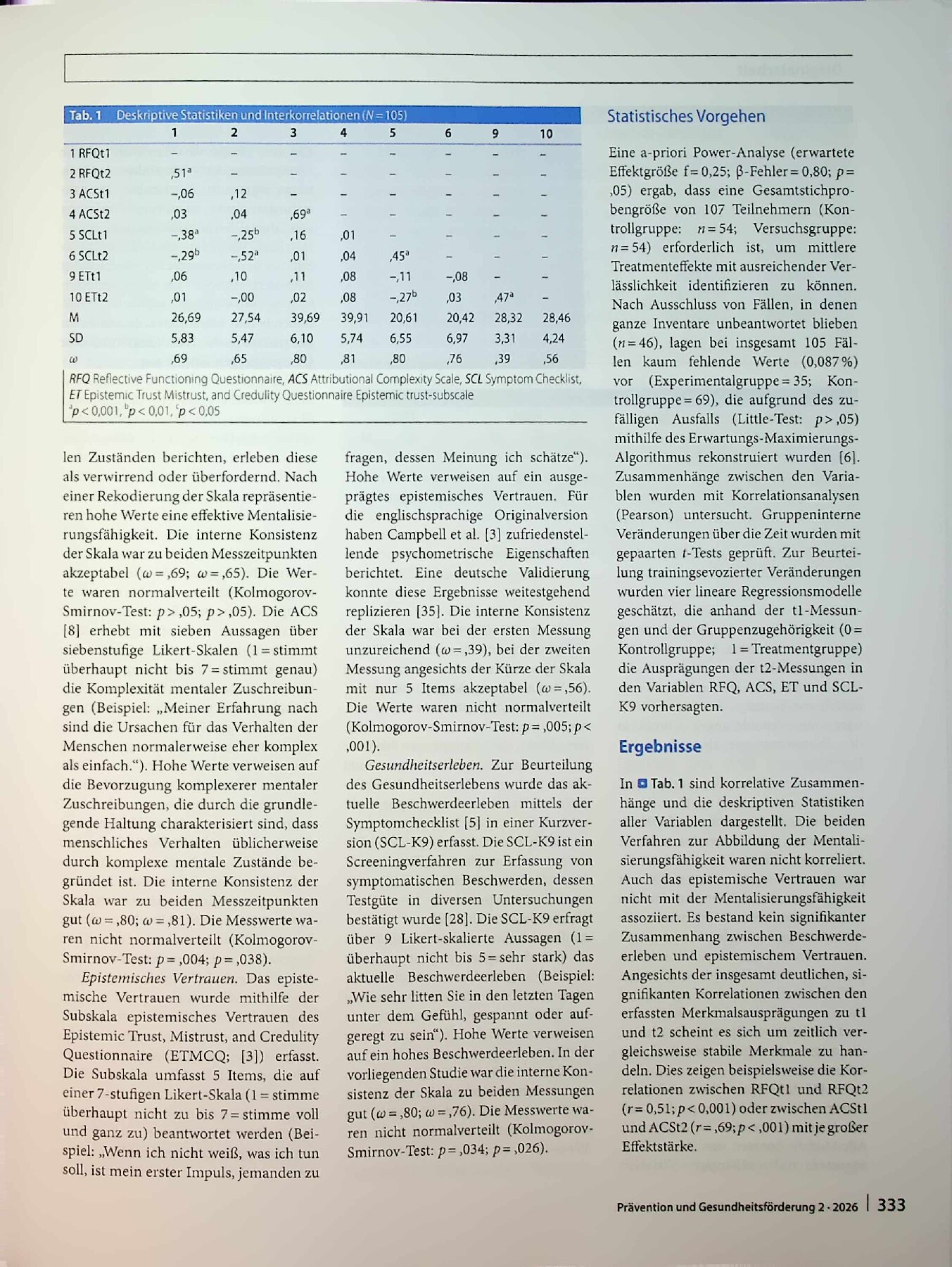 Vorschauseite 5: Wirksamkeit eines mentalisierungsbasierten Trainings für Lehrkräfte und pädagogische Fachkräfte – Ergebnisse einer Pilotstudie