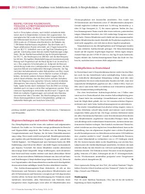Vorschauseite 5: Zunahme von Infektionen durch A-Streptokokkenein weltweites Problem