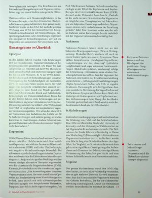 Vorschauseite 2: Elektroimpulse statt Pillen? Transkutane Vagusnervstimulation als Zukunft der Neurotherapie