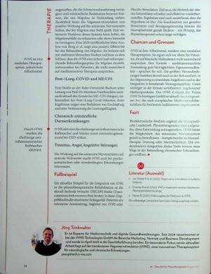 Vorschauseite 3: Elektroimpulse statt Pillen? Transkutane Vagusnervstimulation als Zukunft der Neurotherapie
