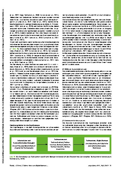 Vorschauseite 2: Technostress und Digital Burnout – Bedeutung und Relevanz im Handlungsfeld der Ergotherapie