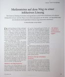 Vorschauseite 1: Meilensteine auf dem Weg zu einer inklusiven Lösung