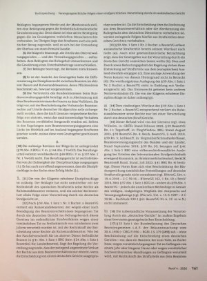 Vorschauseite 2: Zum Beamtenrecht Versorgungsrechtliche Folgen einer strafgerichtlichen Verurteilung durch ein ausländisches Gericht