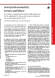 Vorschauseite 1: Interprofessionalität lernen und leben