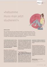 Vorschauseite 1: »Hebamme muss man jetzt studieren? «