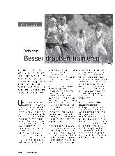 Vorschauseite 1: Outdoorsport: Besser draußen trainieren