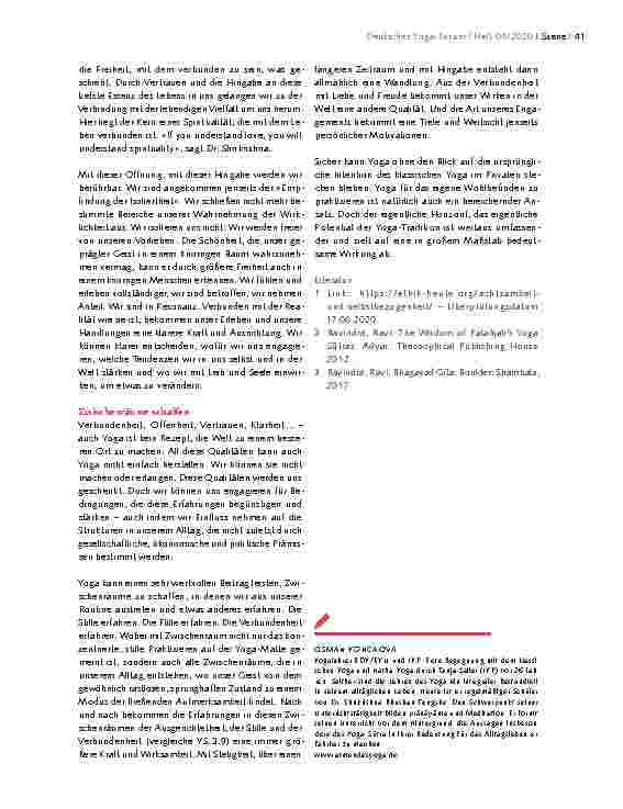 Vorschauseite 4: JENSEITS VON SELBSTBEZOGENHEIT Angewandter Yoga