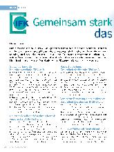 Vorschauseite 1: Gemeinsam stark: das Netzwerk des IFK