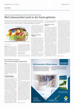 Vorschauseite 1: Weil Lebensmittel nicht in die Tonne gehören.