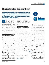 Vorschauseite 1: Risikofaktor Einsamkeit