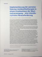 Vorschauseite 1: Implementierung der personalisierten Antibiotikatherapie in einem Krankenhaus der Maximalversorgung - eine interdisziplinäre Herausforderung
