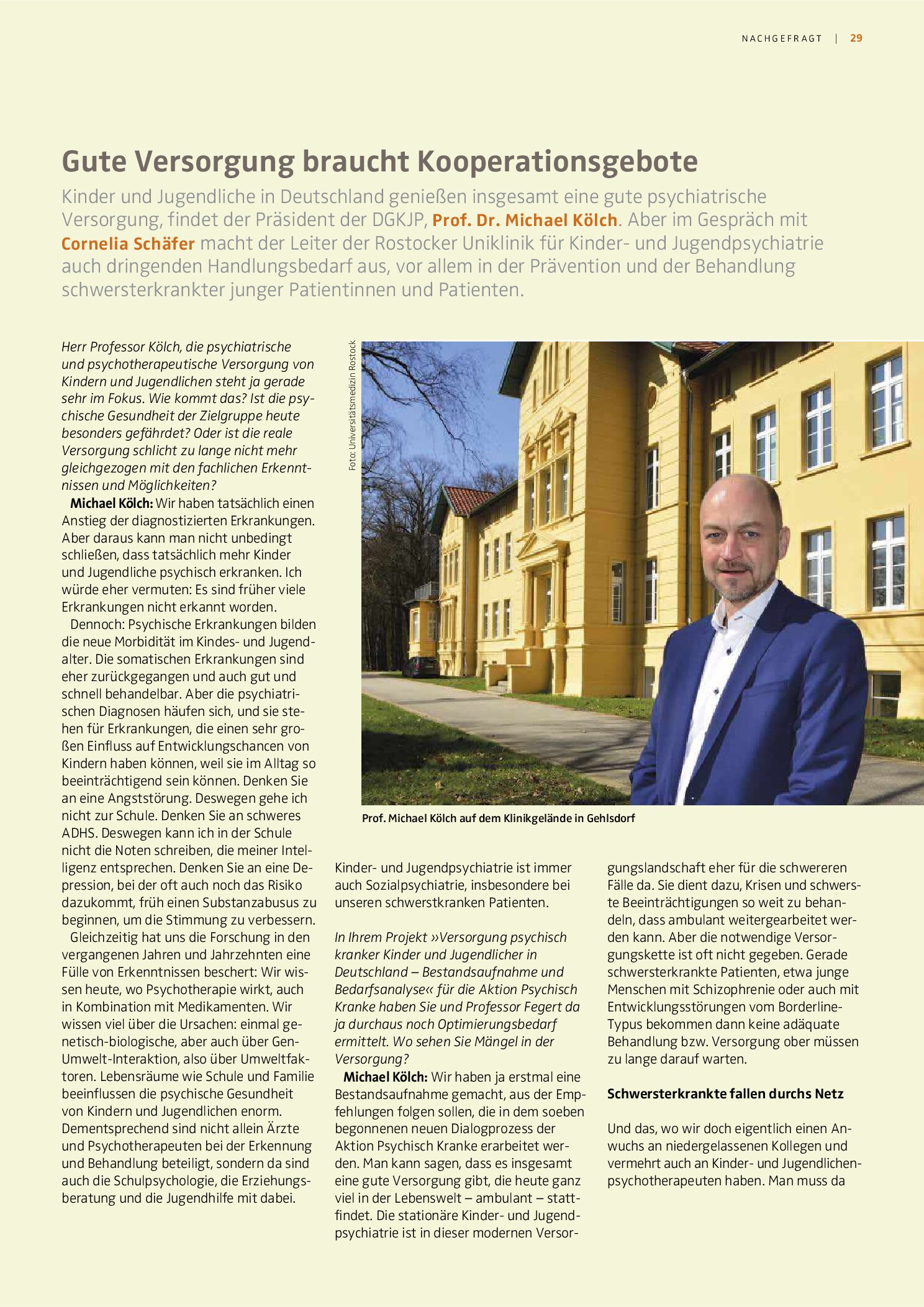 Vorschauseite 1: Gute Versorgung braucht Kooperationsgebote