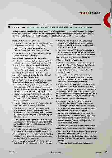 Vorschauseite 2: Damit das Herz im Takt bleibt