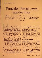 Vorschauseite 1: Fungal Resistenzen auf der Spur