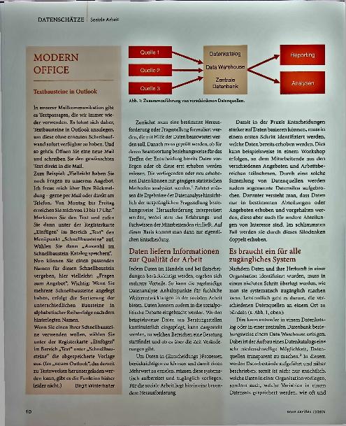 Vorschauseite 2: Der Datenschatz in der sozialen Arbeit muss gehoben werden.
