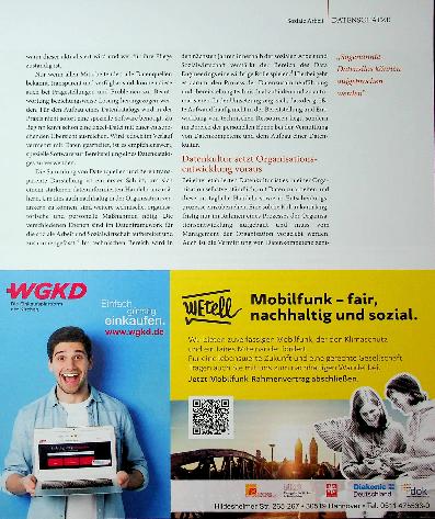 Vorschauseite 3: Der Datenschatz in der sozialen Arbeit muss gehoben werden.