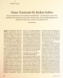 Vorschauseite 1: Wann Vorstände für Risiken haften.
