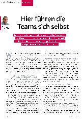 Vorschauseite 1: Hier führen die Teams sich selbst.