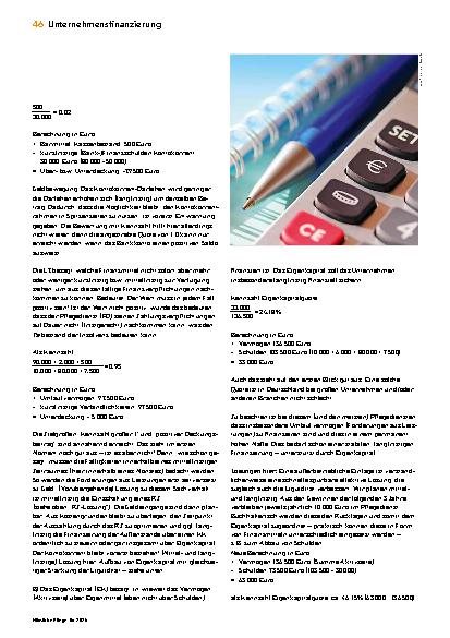 Vorschauseite 3: Stabile Finanzen statt Schieflage