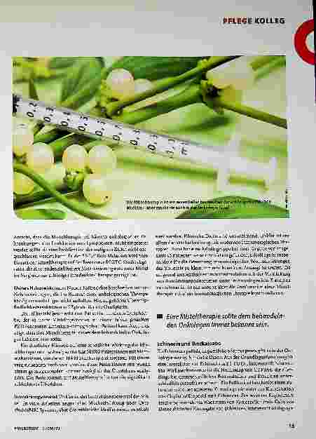 Vorschauseite 2: Mit Mistel, Umckaloabo und Pilzen gegen Krebs?