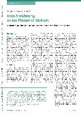 Vorschauseite 1: Erste Annäherung an das Phänomen Stottern in das Schwerpunktthema durch den Gastherausgeber Jürgen Kohler.