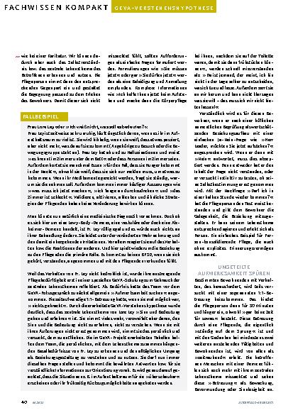 Vorschauseite 3: Verstehen, statt nur zu pflegen