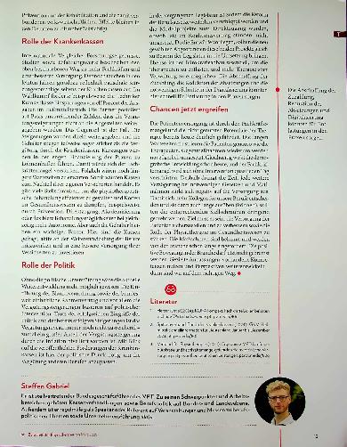 Vorschauseite 4: Die Zeit drängt Für eine starke Physiotherapie