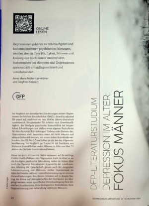 Vorschauseite 1: Depression im Alter Fokus Männer