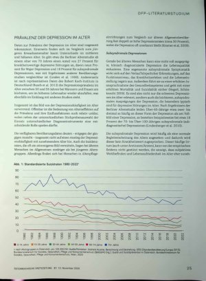 Vorschauseite 4: Depression im Alter Fokus Männer