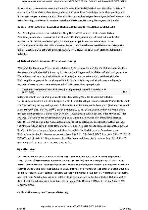 Vorschauseite 3: Dimensionen der Risikoregulierung im Medizinprodukterecht