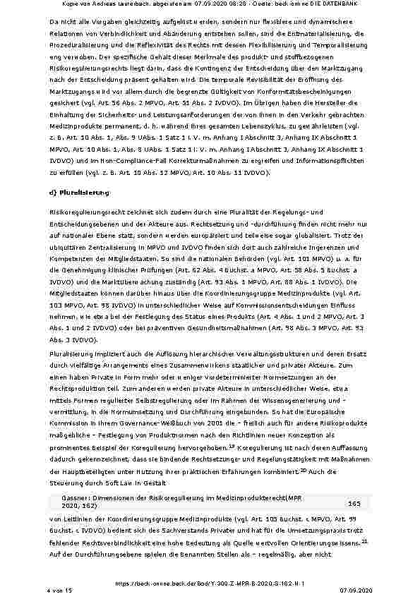 Vorschauseite 4: Dimensionen der Risikoregulierung im Medizinprodukterecht