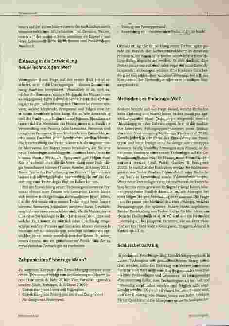 Vorschauseite 3: Partizipative Entwicklung von digitalen Technologien. Mit NutzerInnen gemeinsam digitale Technologien entwickeln.