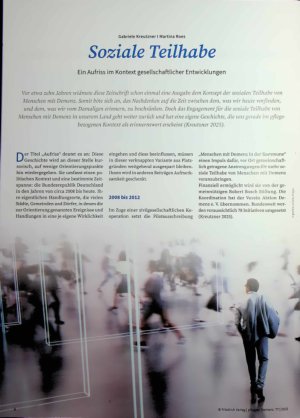 Vorschauseite 1: Soziale Teilhabe Ein Aufriss im Kontext gesellschaftlicher Entwicklungen