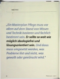 Vorschauseite 1: Masterplan für die Pflege