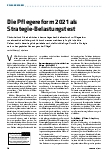 Vorschauseite 1: Die Pflegereform 2021 als Strategie-Belastungstest