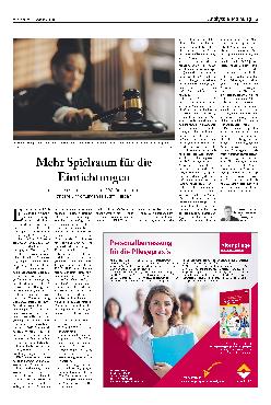 Vorschauseite 1: Mehr Spielraum für die Einrichtungen
