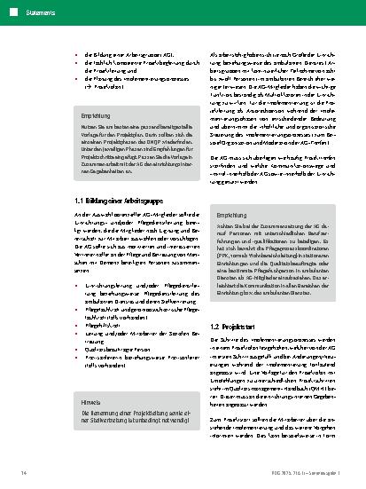 Vorschauseite 3: Expertenstandard zur Beziehungsgestaltung in der Pflege von Menschen mit Demenz