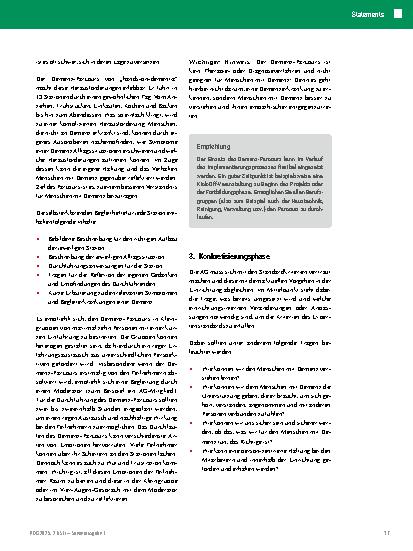 Vorschauseite 6: Expertenstandard zur Beziehungsgestaltung in der Pflege von Menschen mit Demenz
