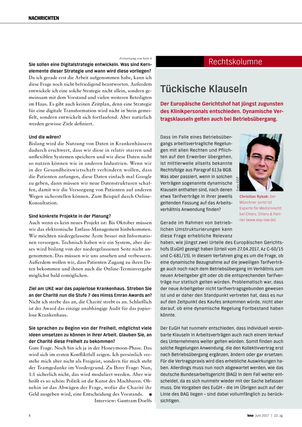 Vorschauseite 1: Tückische Klauseln
