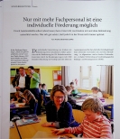 Vorschauseite 1: Nur mit mehr Fachpersonal ist eine individuelle Förderung möglich.