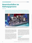Vorschauseite 1: Beweislastfallen im Haftungsprozess