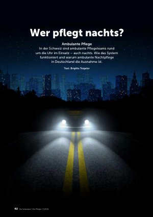 Vorschauseite 1: Wer pflegt nachts?