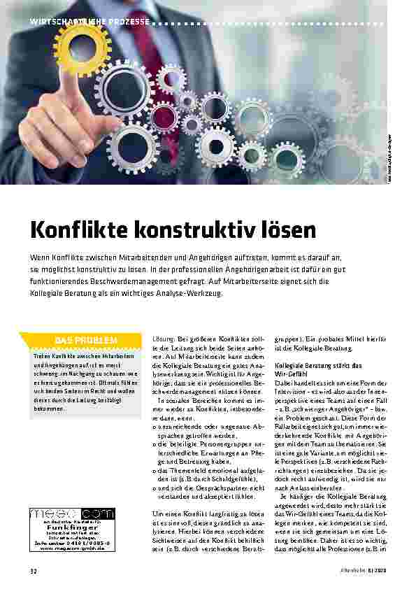 Vorschauseite 1: Konflikte konstruktiv lösen