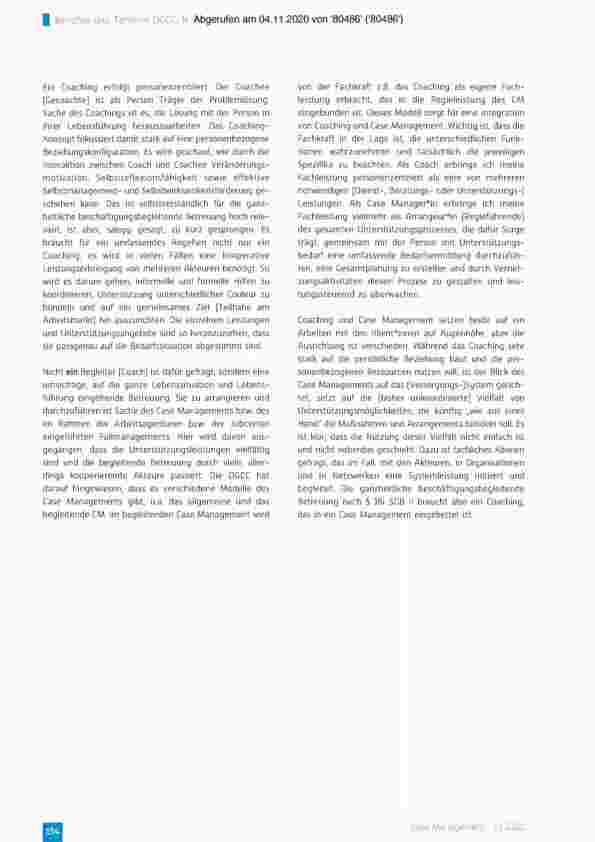 Vorschauseite 4: Beratung und Betreuung im beschäftigungsorientierten Fallmanagement in Zeiten der Corona-Pandemie - ein Blitzlicht