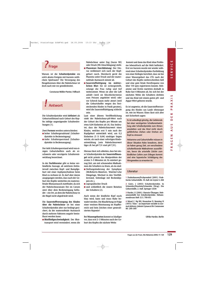 Vorschauseite 1: Fragen aus der Praxis