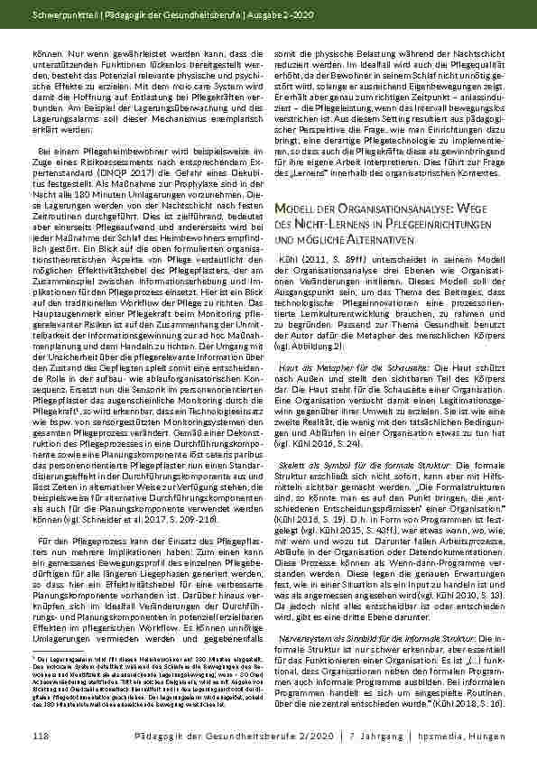 Vorschauseite 4: Technik, Pflege und prozessorientierte Lernkulturentwicklung: Konstitution und Konstruktion der Technikimplementierung in Pflegeeinrichtungen am Beispiel der Dekubitusprophylaxe.