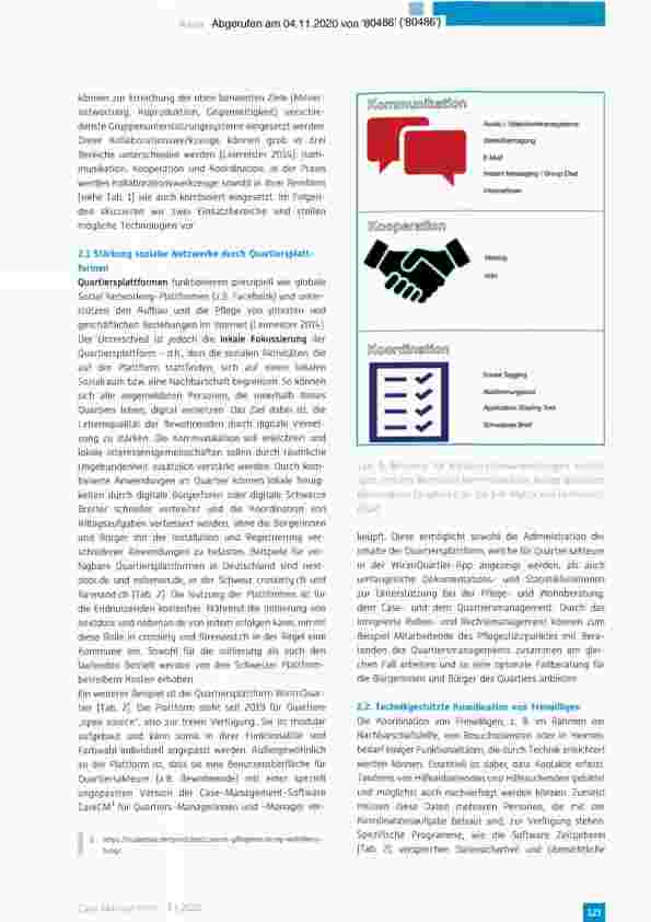 Vorschauseite 2: Sozialraumorientierung durch Technik stärken - Chancen für das Case Management