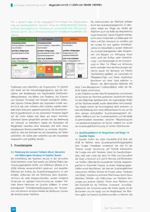 Vorschauseite 3: Sozialraumorientierung durch Technik stärken - Chancen für das Case Management